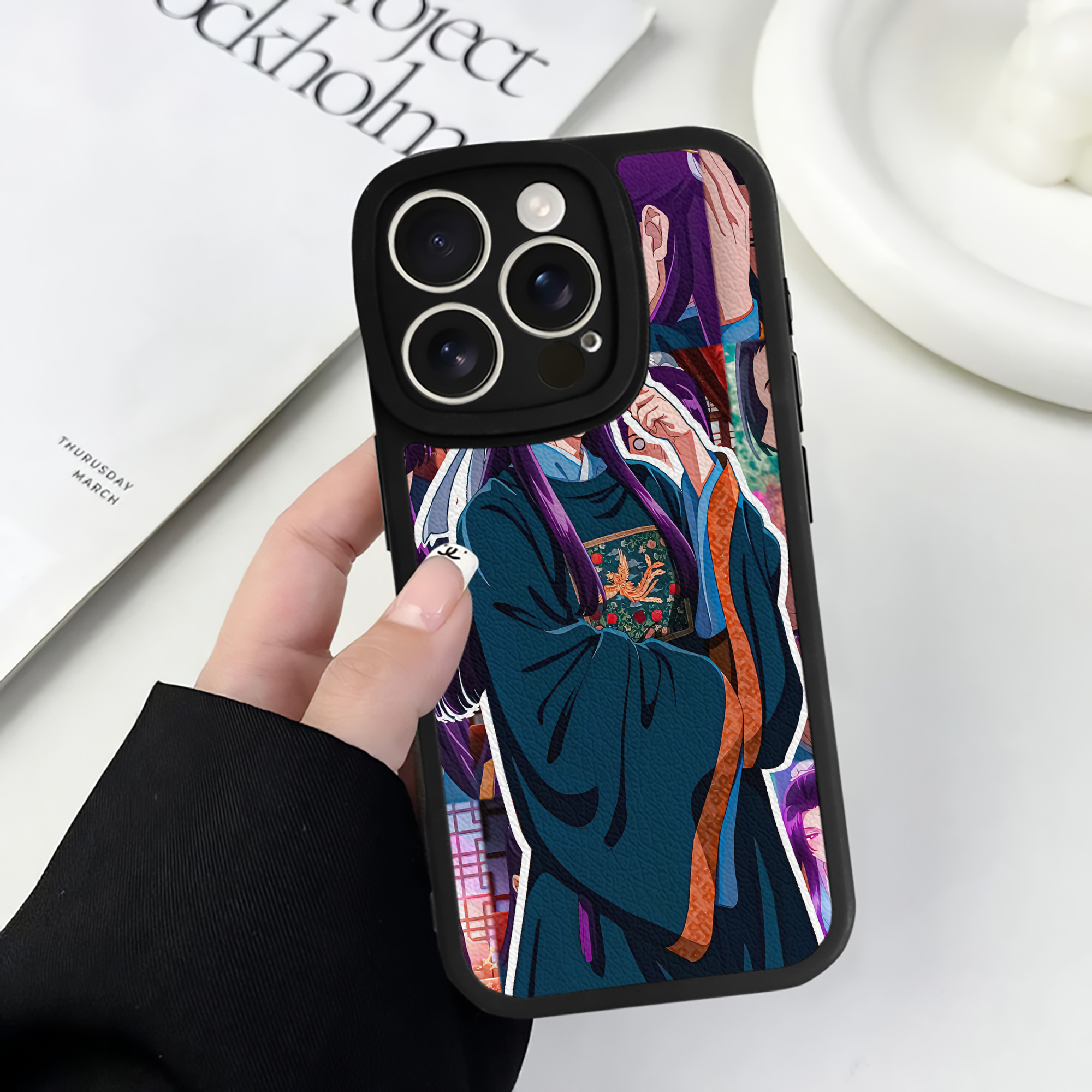 薬屋のひとりごと The Apothecary Diaries 【iPhone 16シリーズ対応】シリコンスマホケース（レザー調） 材質：シリコン